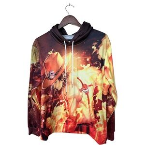 One Piece Anime Graphic Print Men's Hoodie